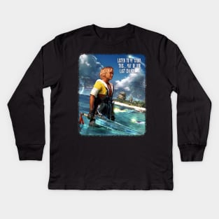 Final Fantasy X - Tidus Kids Long Sleeve T-Shirt